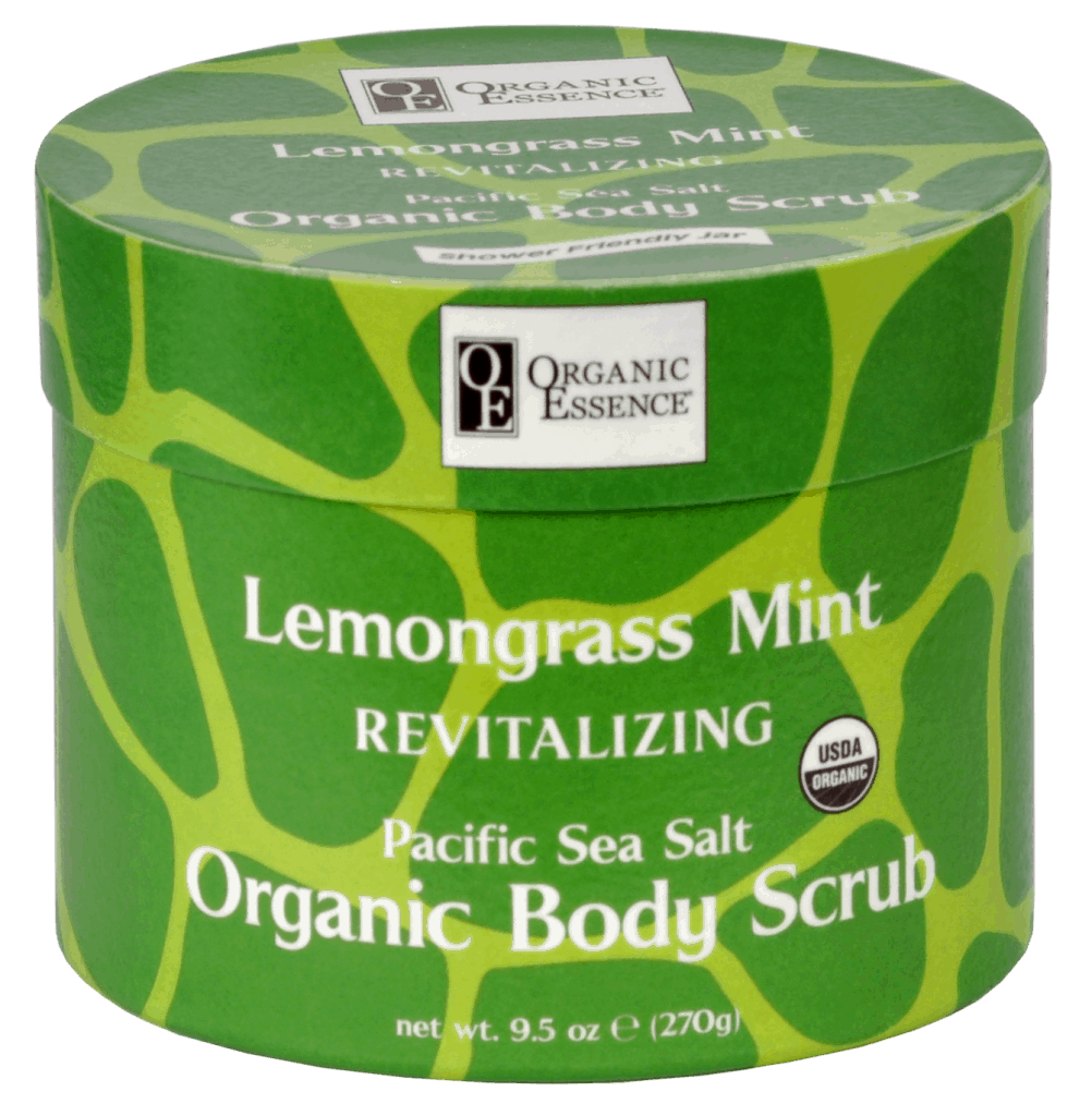 Fruition® Organic Body Scrub Lemongrass Mint Organic Essence