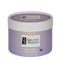 Organic Essence Citrus Lavender certified organic body butter jar USDA certified organic