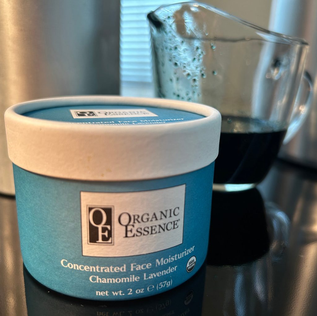 organic blue chamomile essential oil face moisturizer robin egg blue certified organic